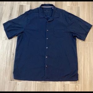 Tommy Bahama Silk-Blend Button Up Shirt Size 2XT